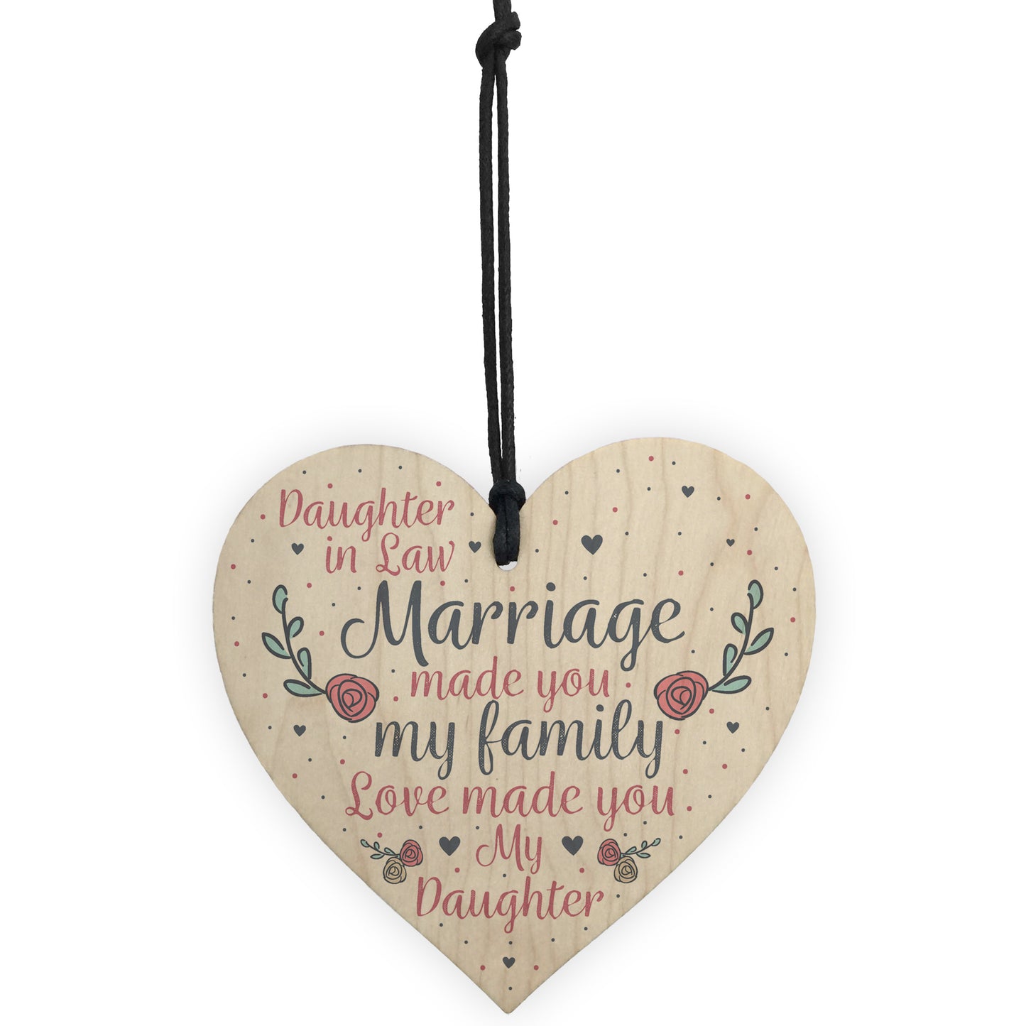 Wood Plaque Mother Daughter In Law Gift Wedding Birthday Gift