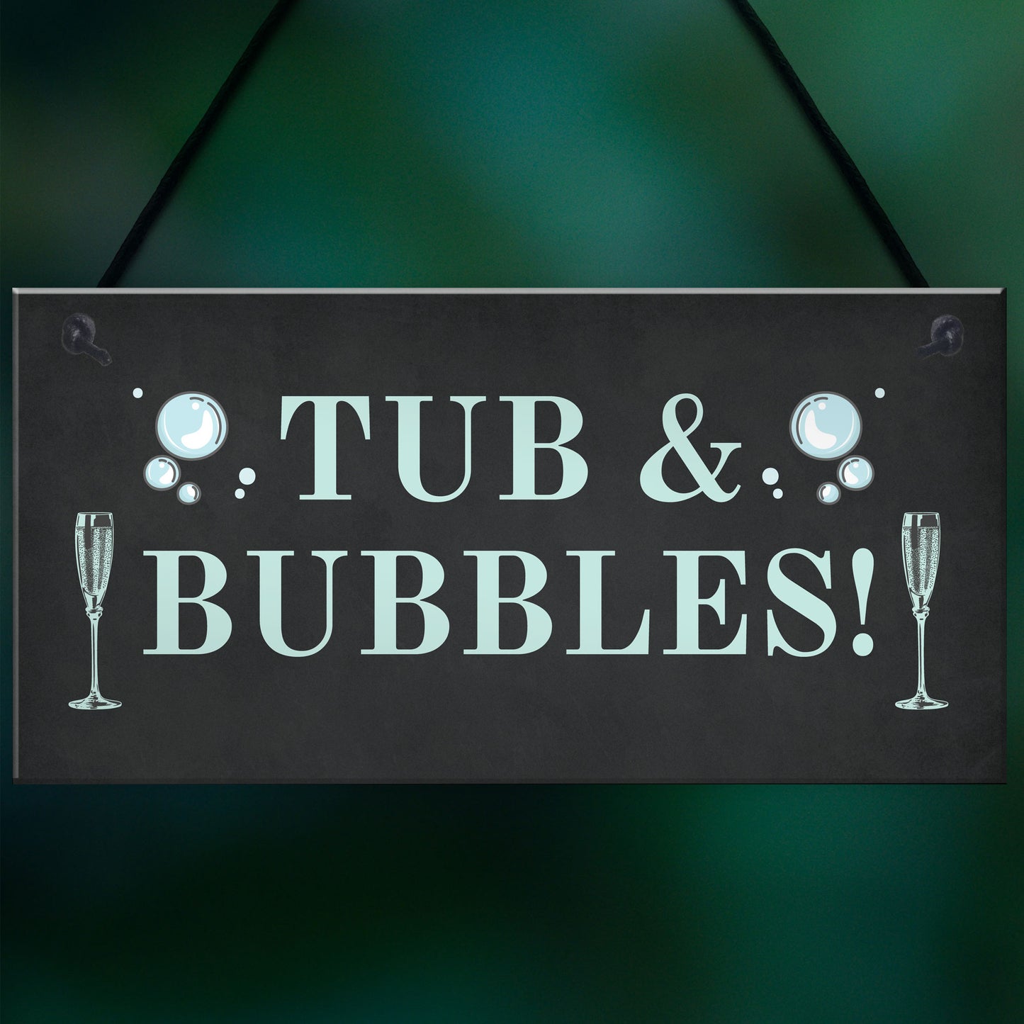 Novelty Hanging Hot Tub Lazy Spa Signs Home Decor Garden Signs