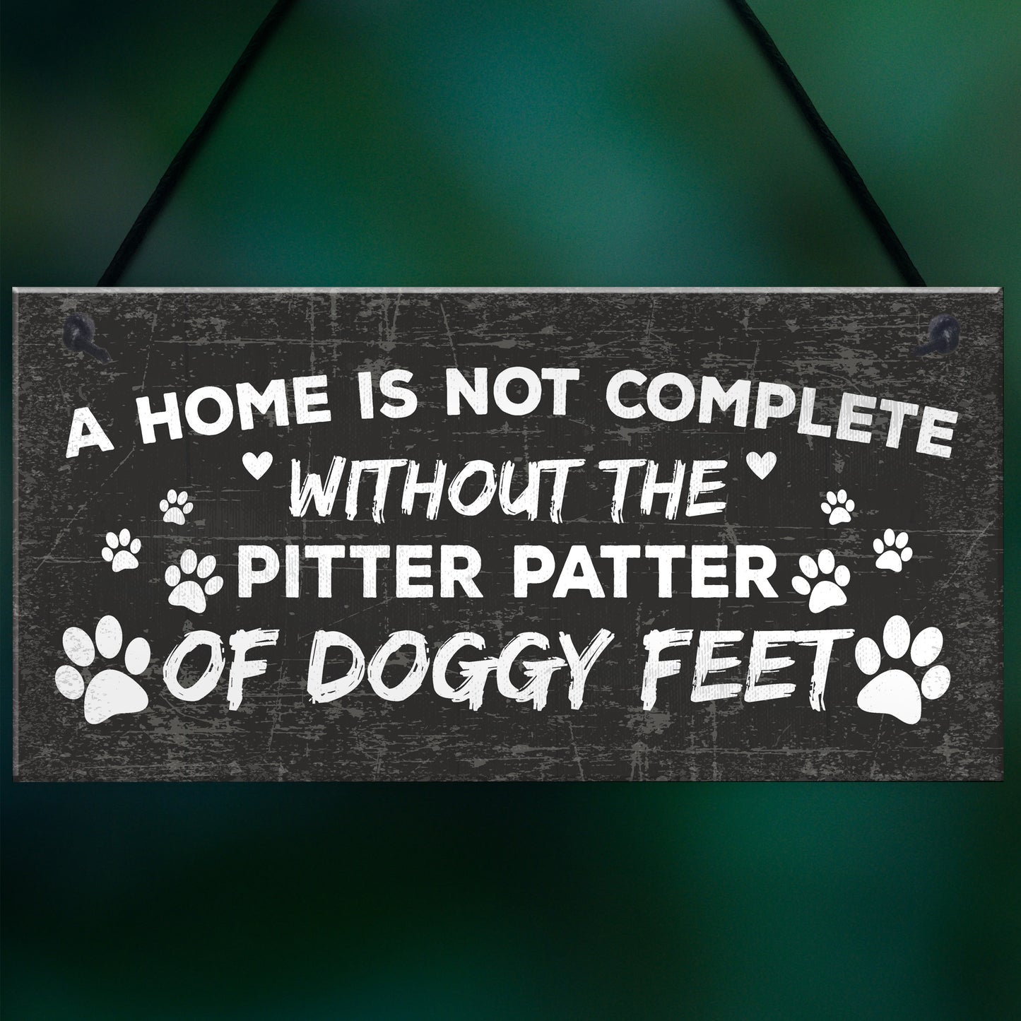 Funny Dog Hanging Plaque Dog House Decor Sign Dog Christmas Gift