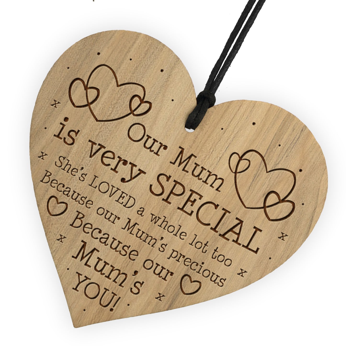 Mum Gift Ideas For Birthday Christmas Engraved Heart Thank You