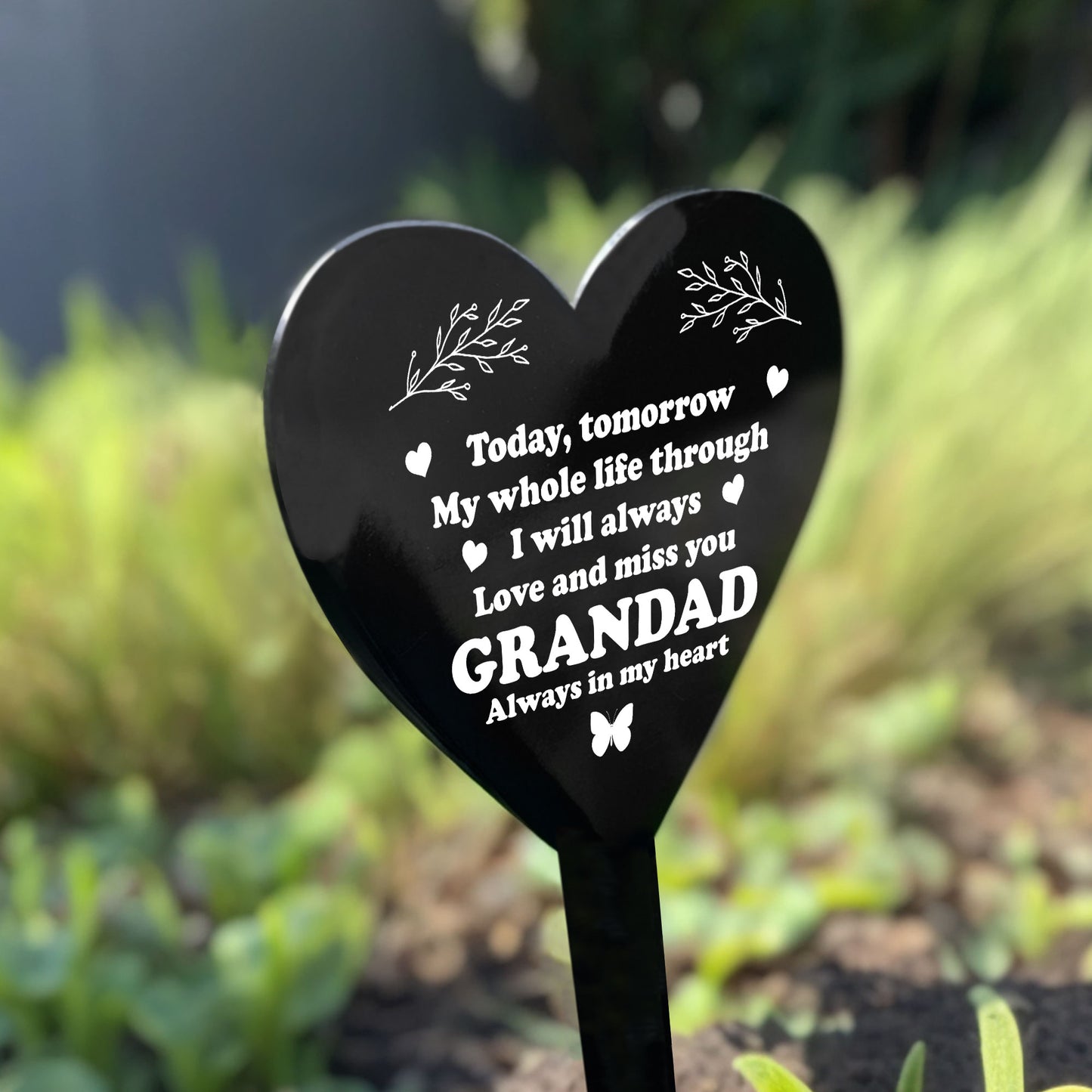 Grandad Memorial Plaque Graveside Memorial Decorations