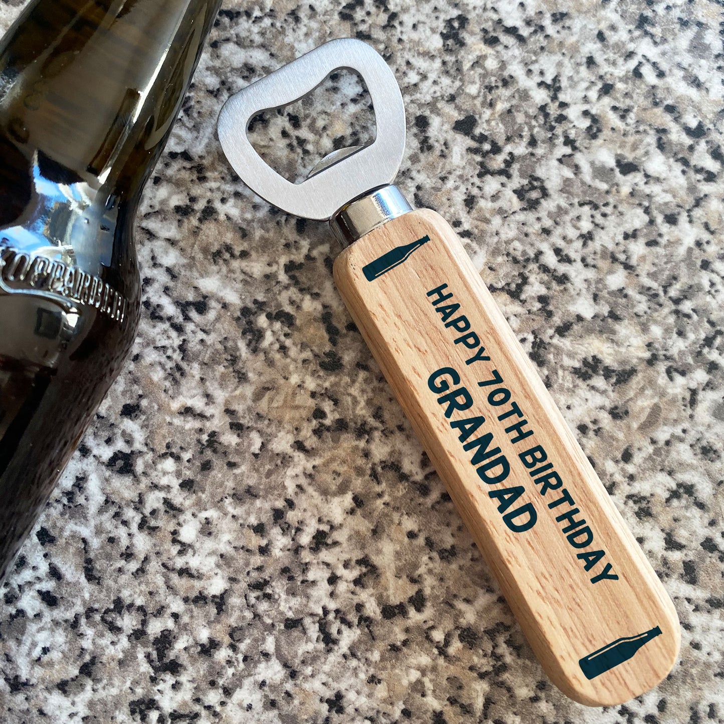 Grandad Birthday Gifts Wood Bottle Opener Grandparent Gift