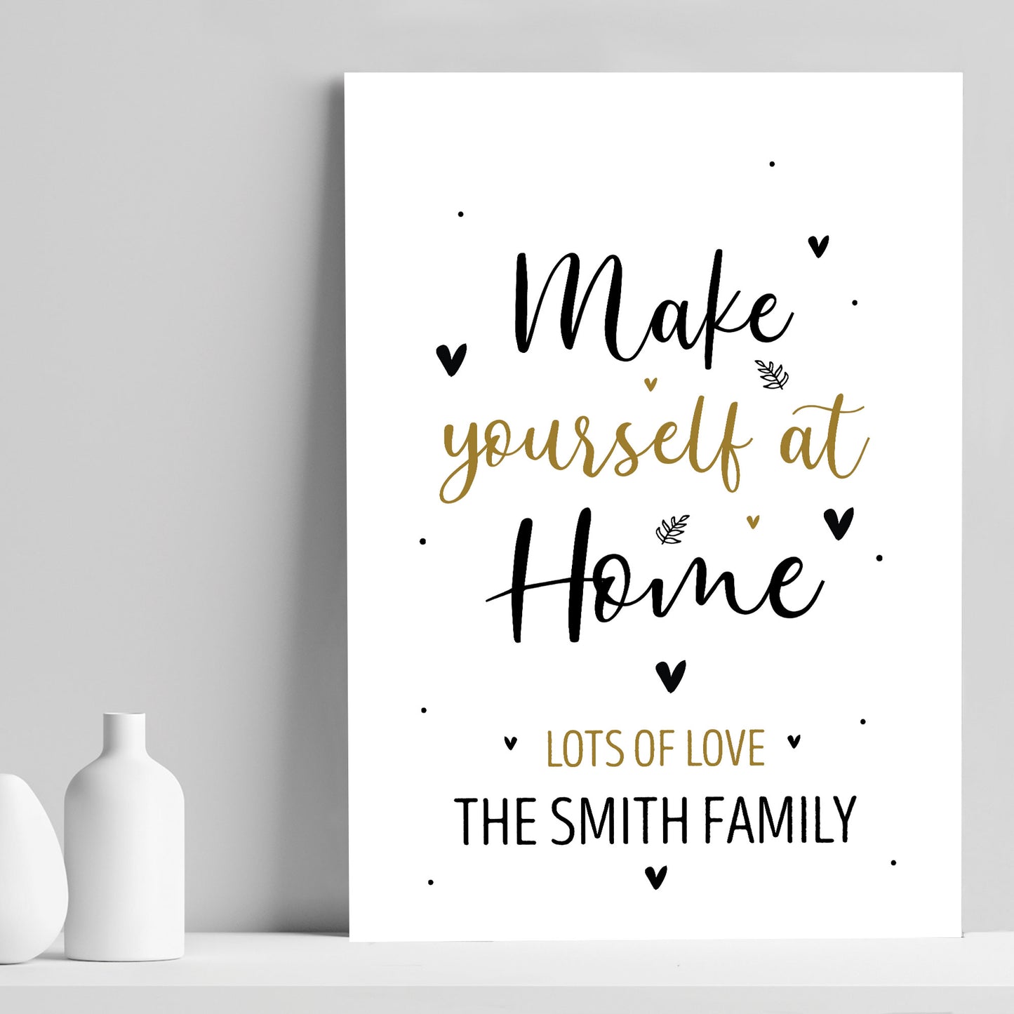 New Home Gift Personalised Print First Home Our First Home Gift