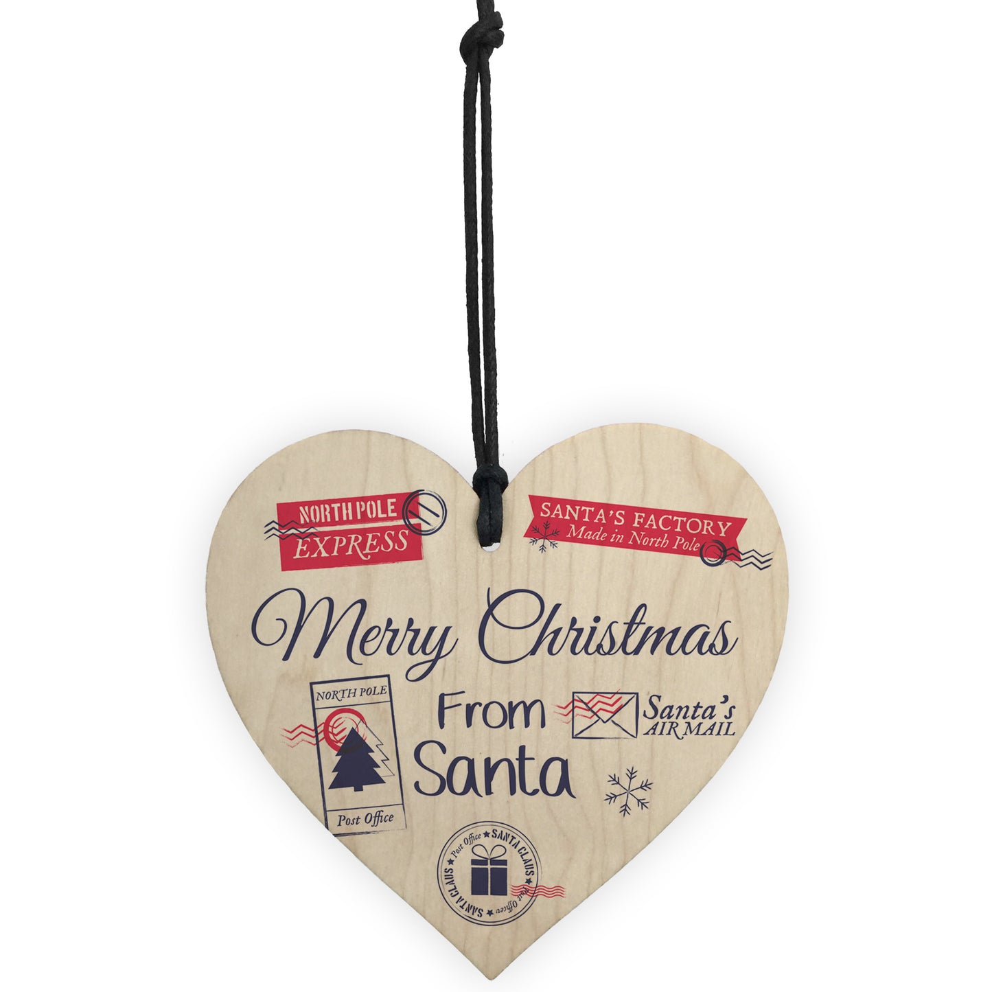 Christmas Present Gift Tag From Santa Christmas Favours