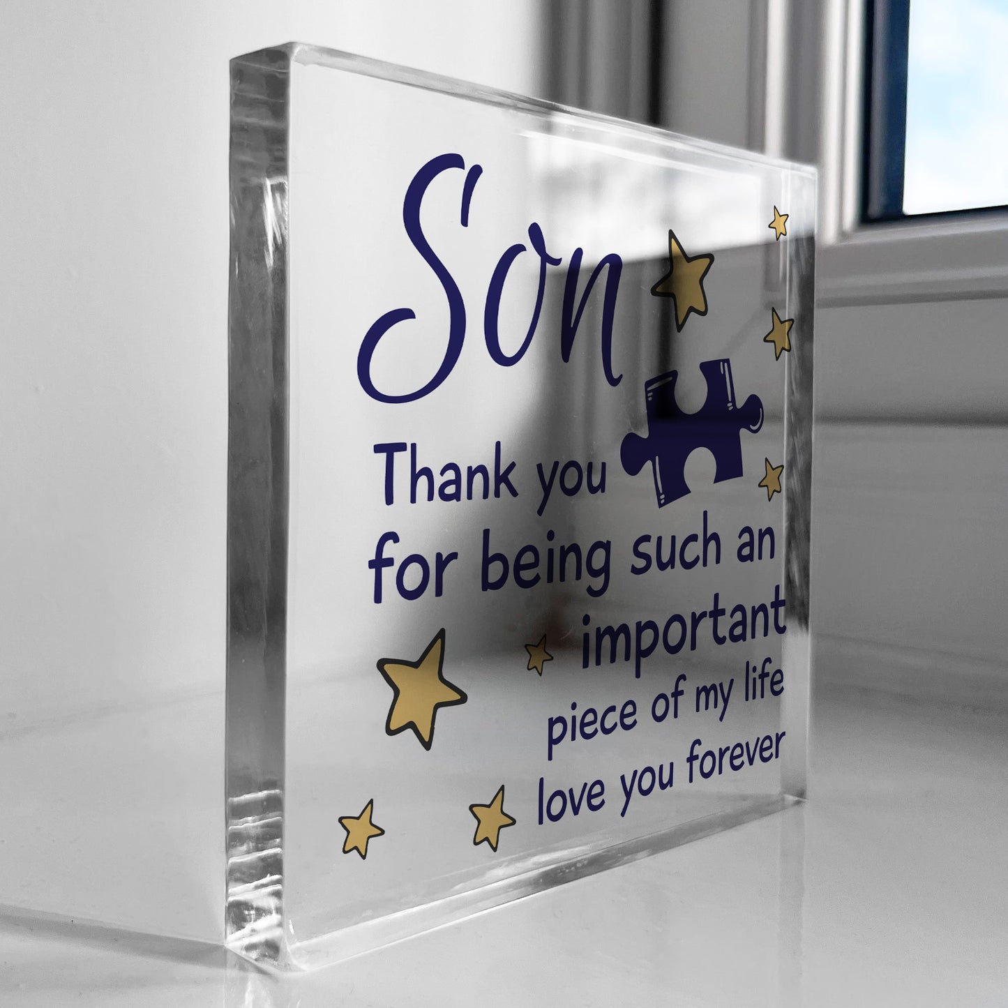 Gifts for Son Acrylic Block Son Birthday Gifts Idea Christmas