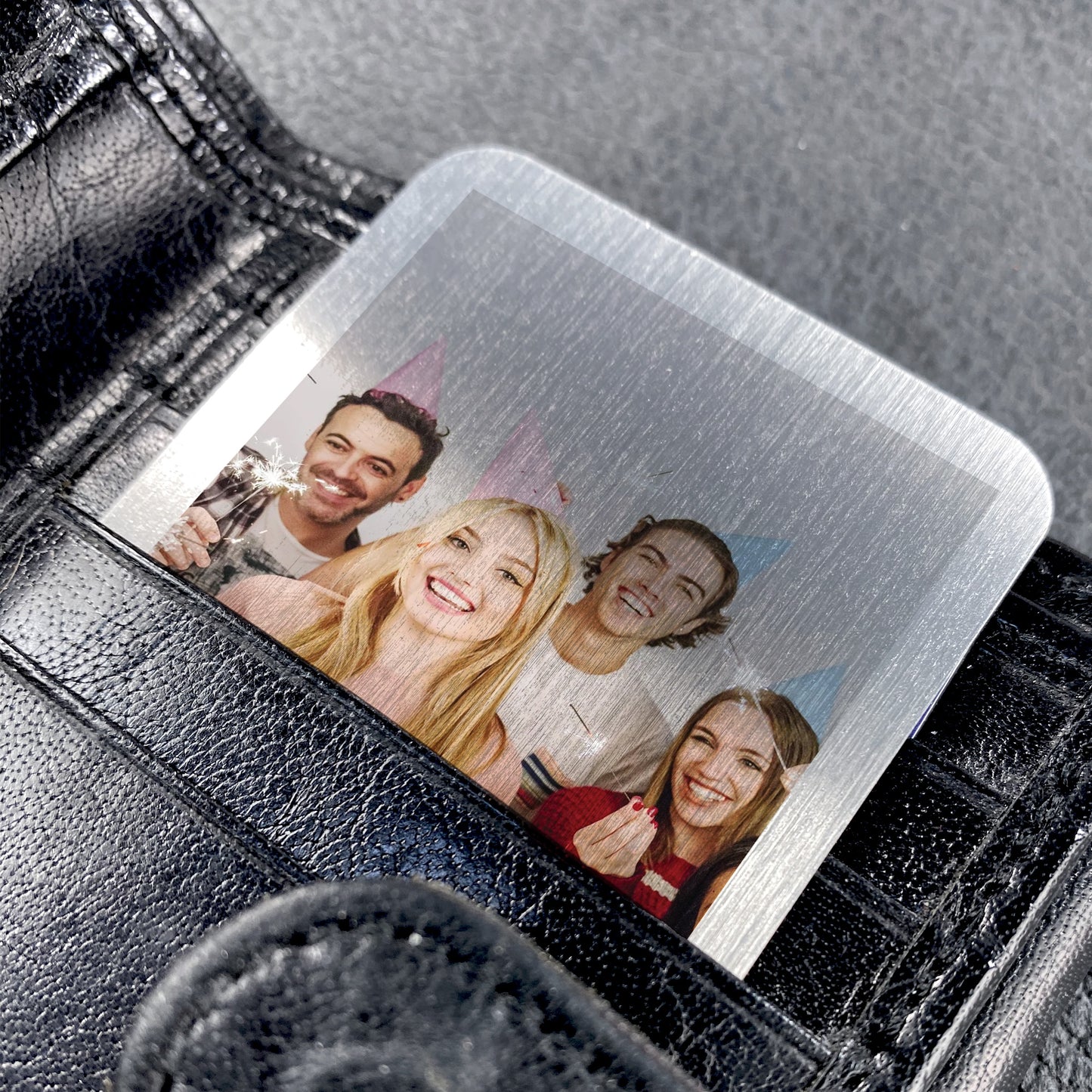 Best Friend Gift For Birthday Metal Wallet Insert Personalised
