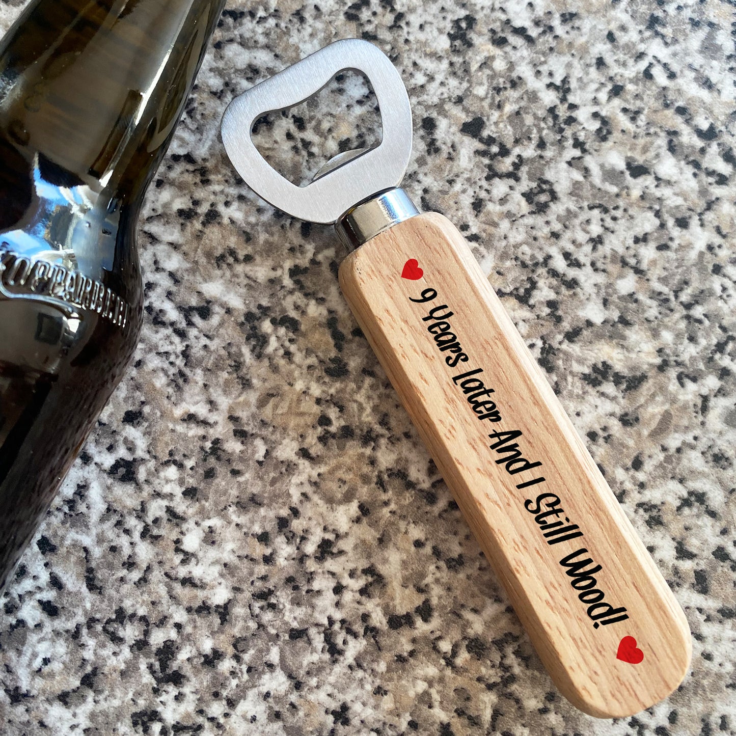 Funny 9th Anniversary Gift Bottle Opener Boyfriend Husband Gift