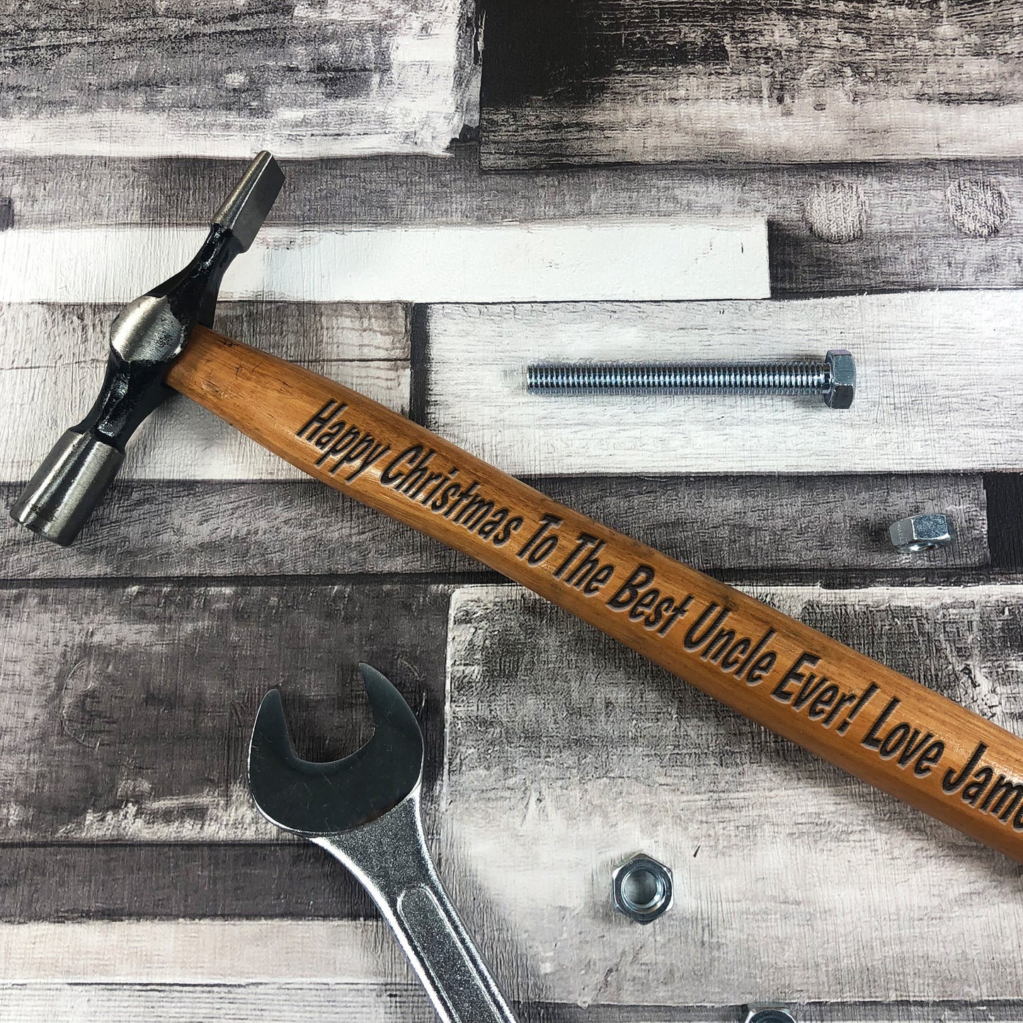Best Uncle Christmas Gift Engraved Hammer Gift For Uncle Novelty