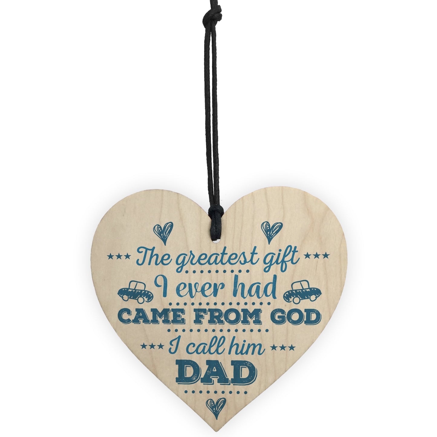 Greatest Gift Dad Wood Sign Husband Grandad Birthday Fathers Day