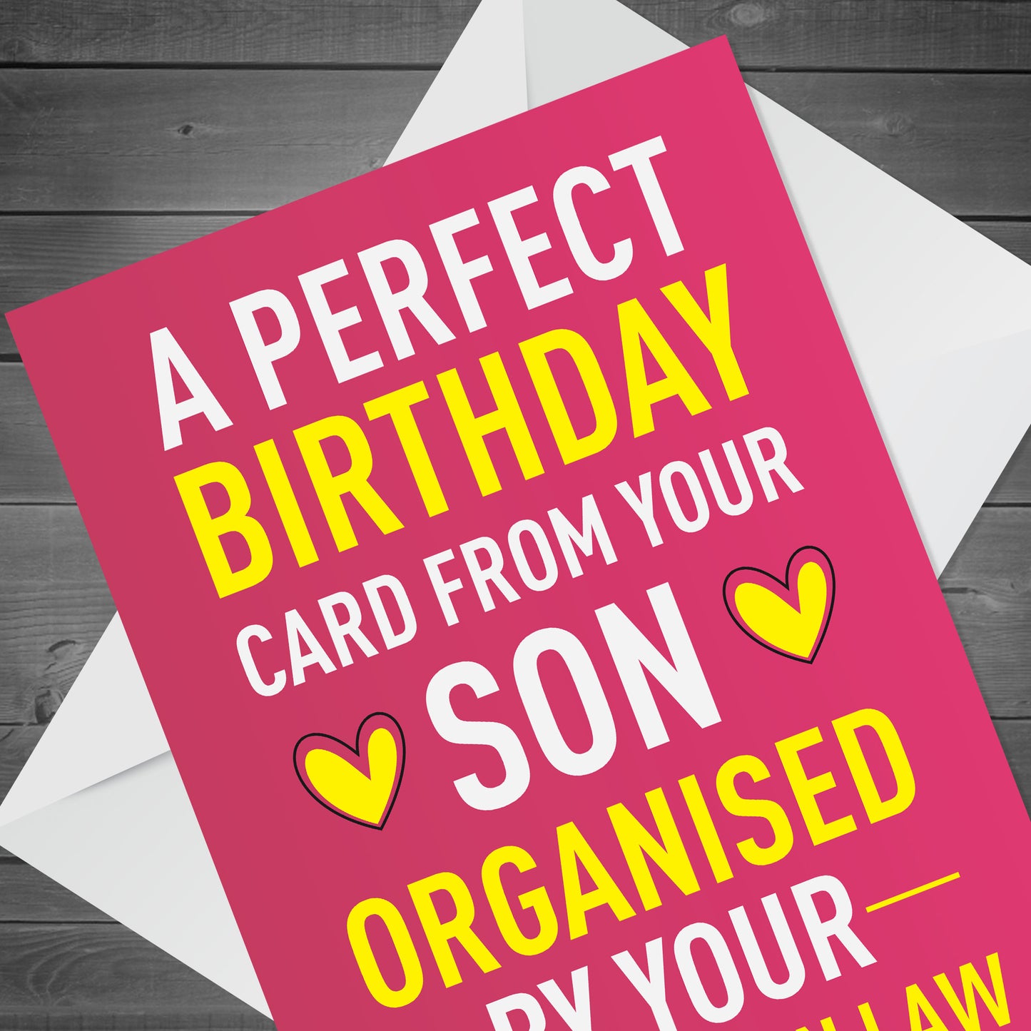 Funny Birthday Card From Son Bought By Daughter In Law Hilarious