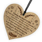 Beautiful Hanging Memorial Christmas Decoration Engraved Heart