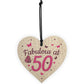 Fabulous At 50 50th 40th 60th Birthday Gifts For Women Men Heart