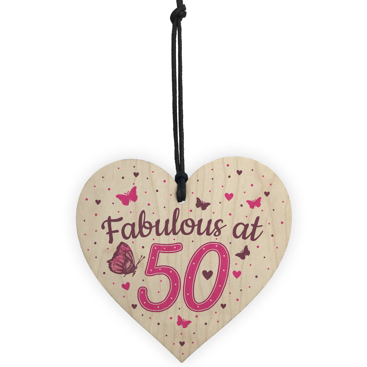Fabulous At 50 50th 40th 60th Birthday Gifts For Women Men Heart