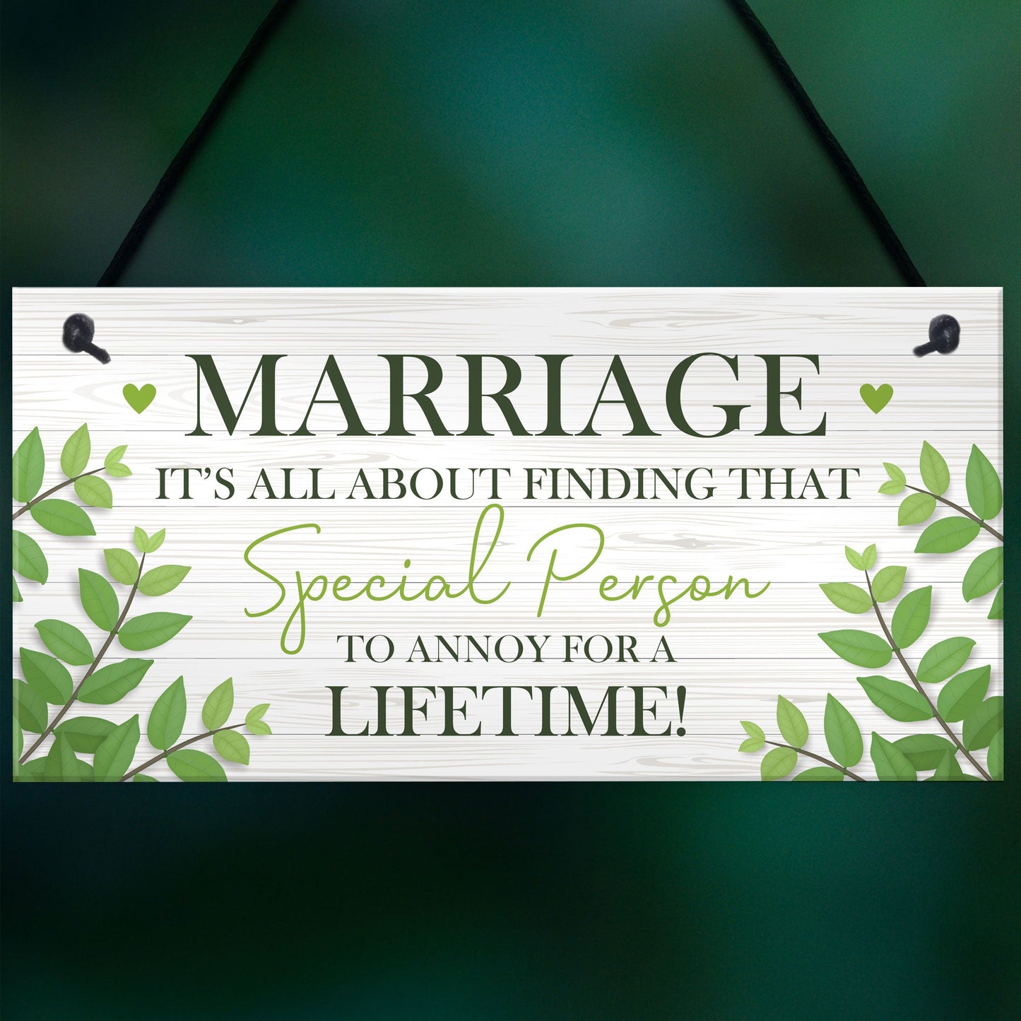 Marriage Gifts For Couple Plaque Marriage Sign Anniversary Gift