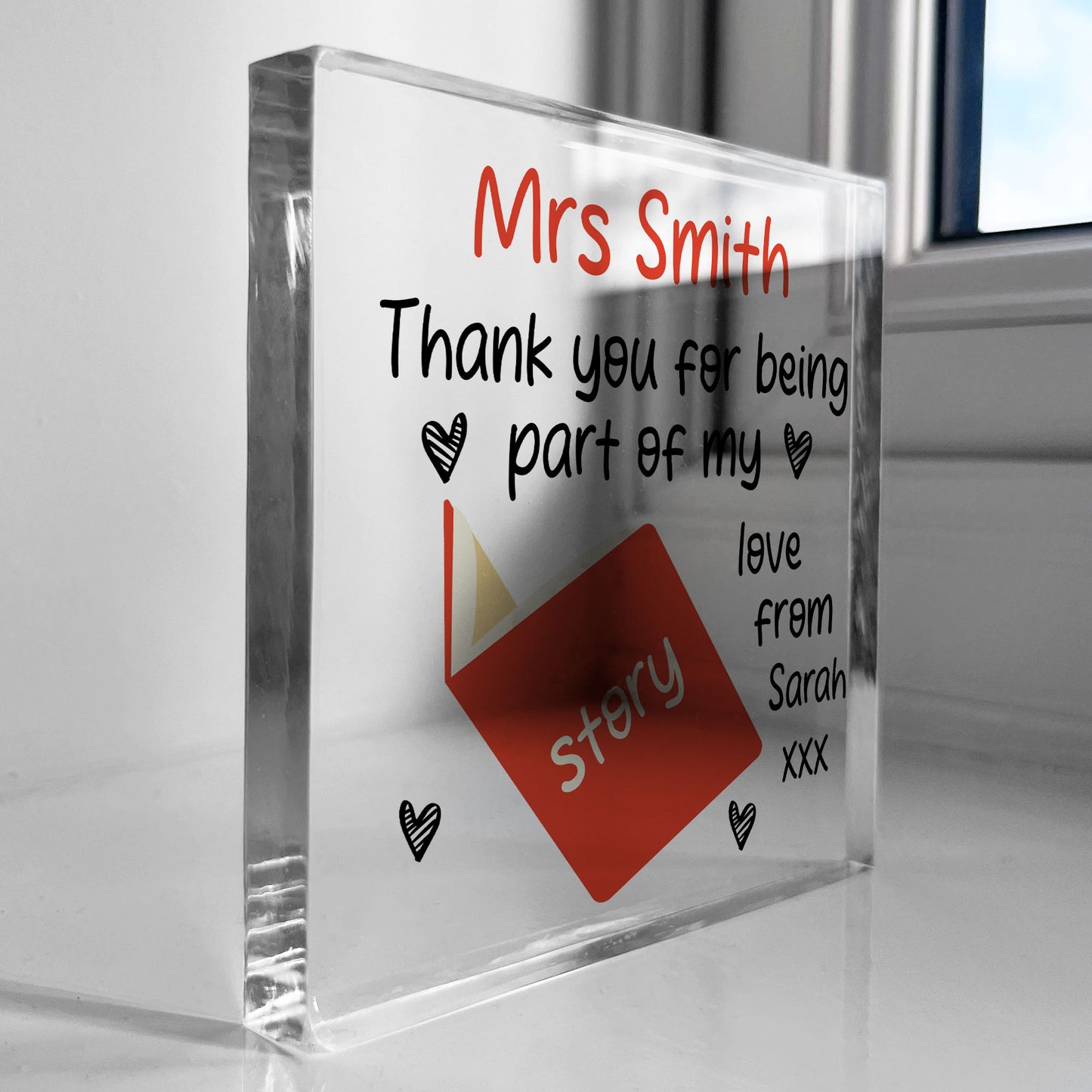 Personalised Best Teacher Gifts Thank You For Being Part Of