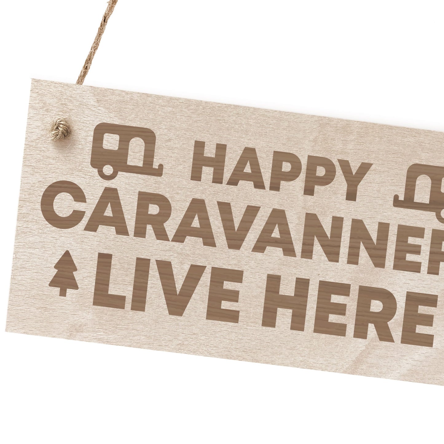 Caravan Sign Engraved Novelty Campervan Sign Caravan Lover Gift