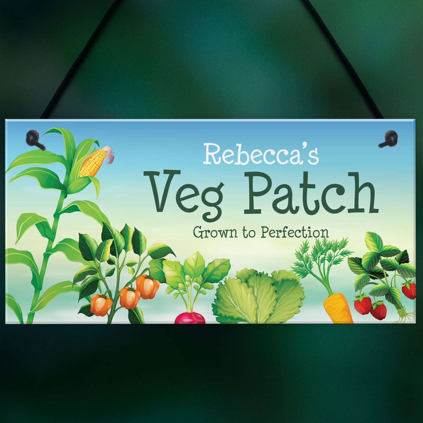 Personalised Veg Patch Sign Summerhouse Garden Shed Sign
