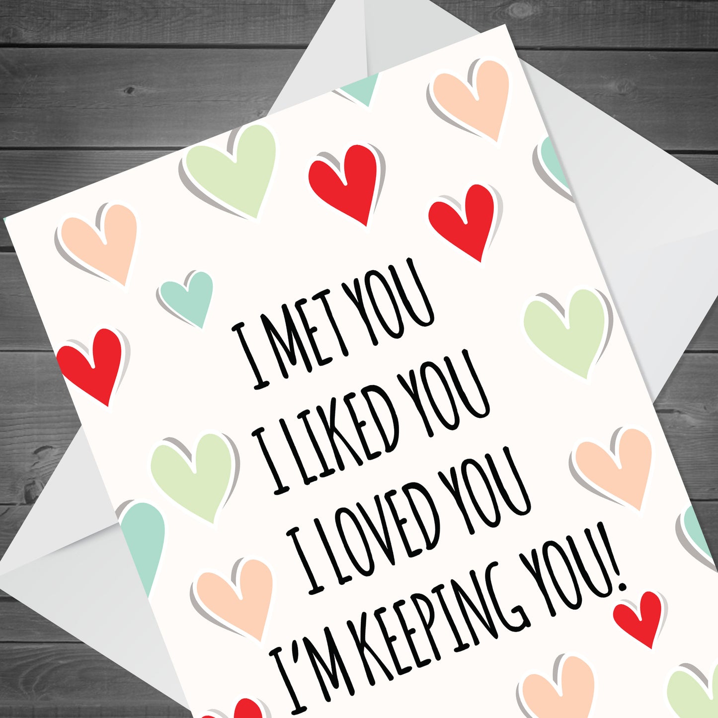 Anniversary Birthday Valentines Card For Boyfriend Girlfriend