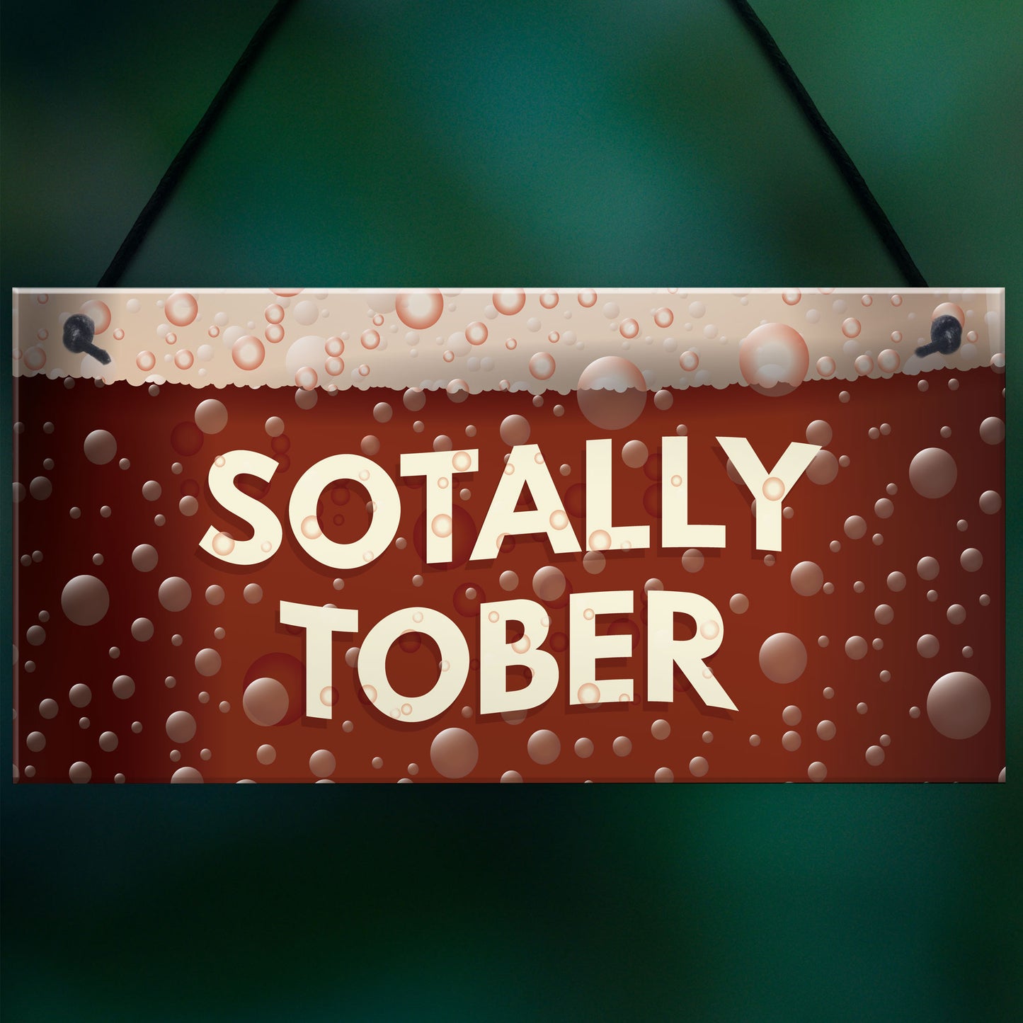Bar And Pub Signs Novelty SOTALLY TOBER Hanging Man Cave
