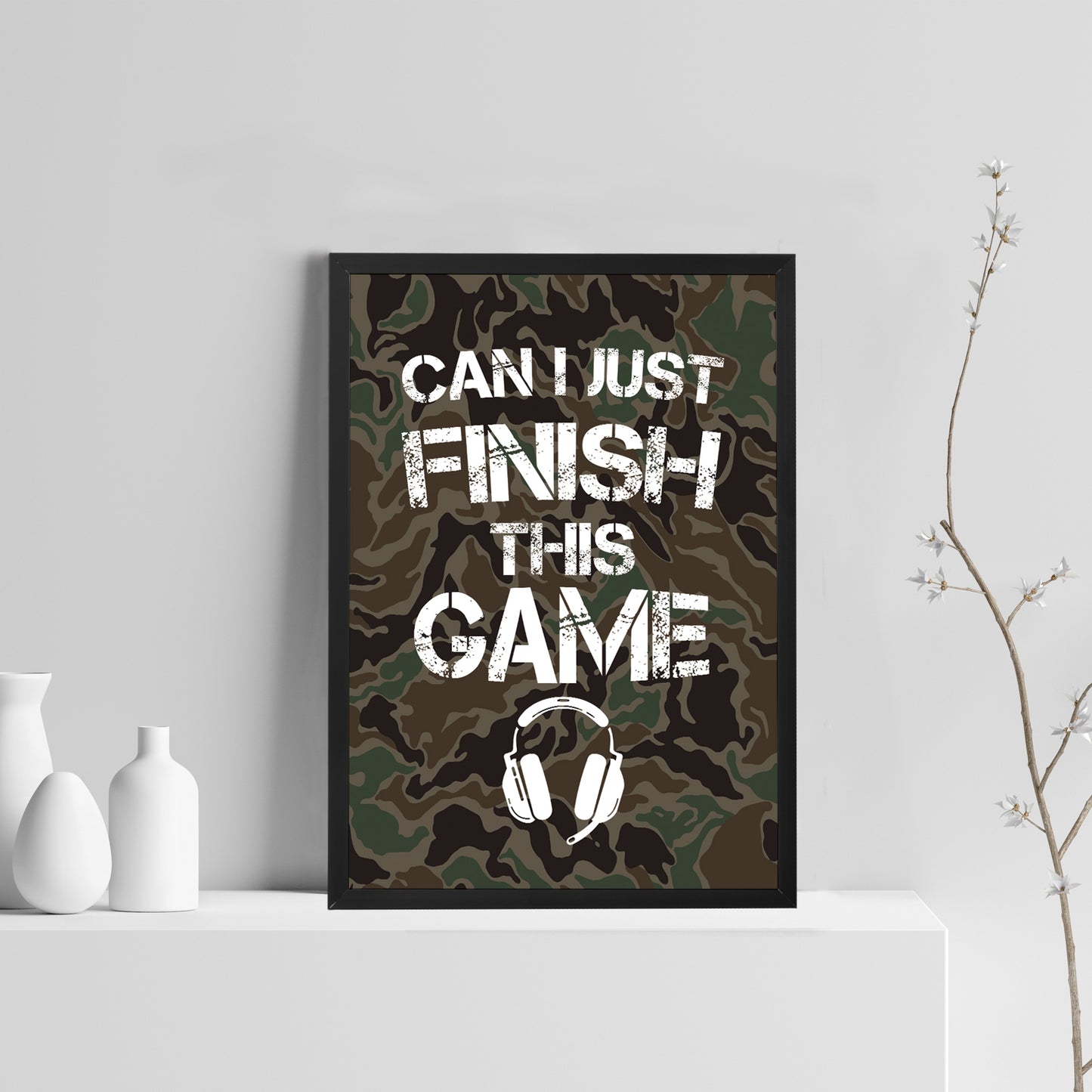 Gaming Framed Print Games Room Decor Boys Bedroom Gifts