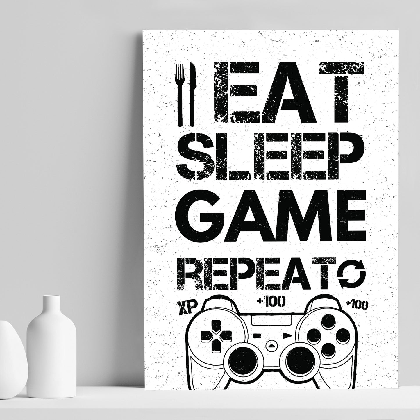 Boys Bedroom Decor White Gaming Print For Wall Boys Bedroom
