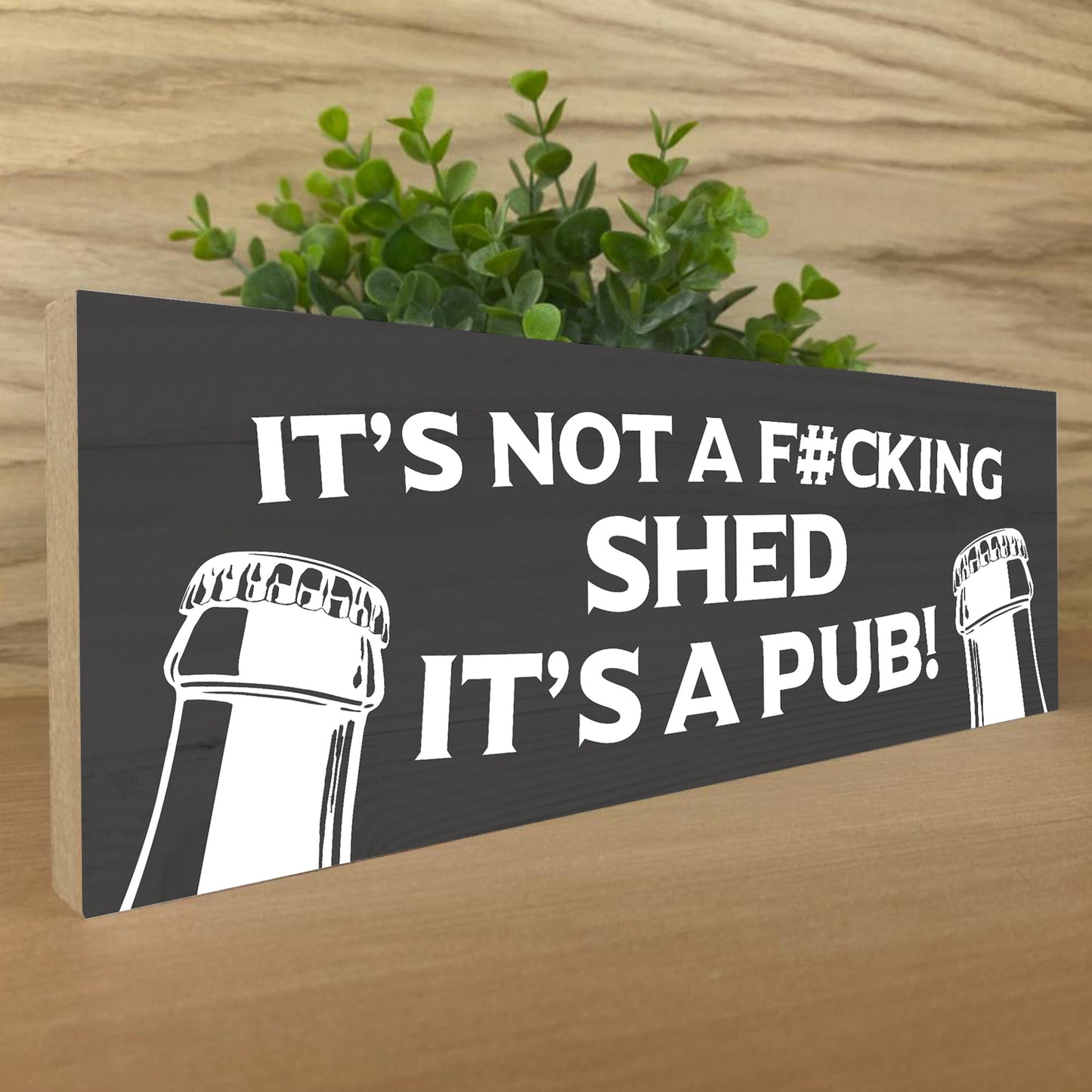Funny Wooden Bar Sign For Home Bar Novelty Alchol Sign Pub