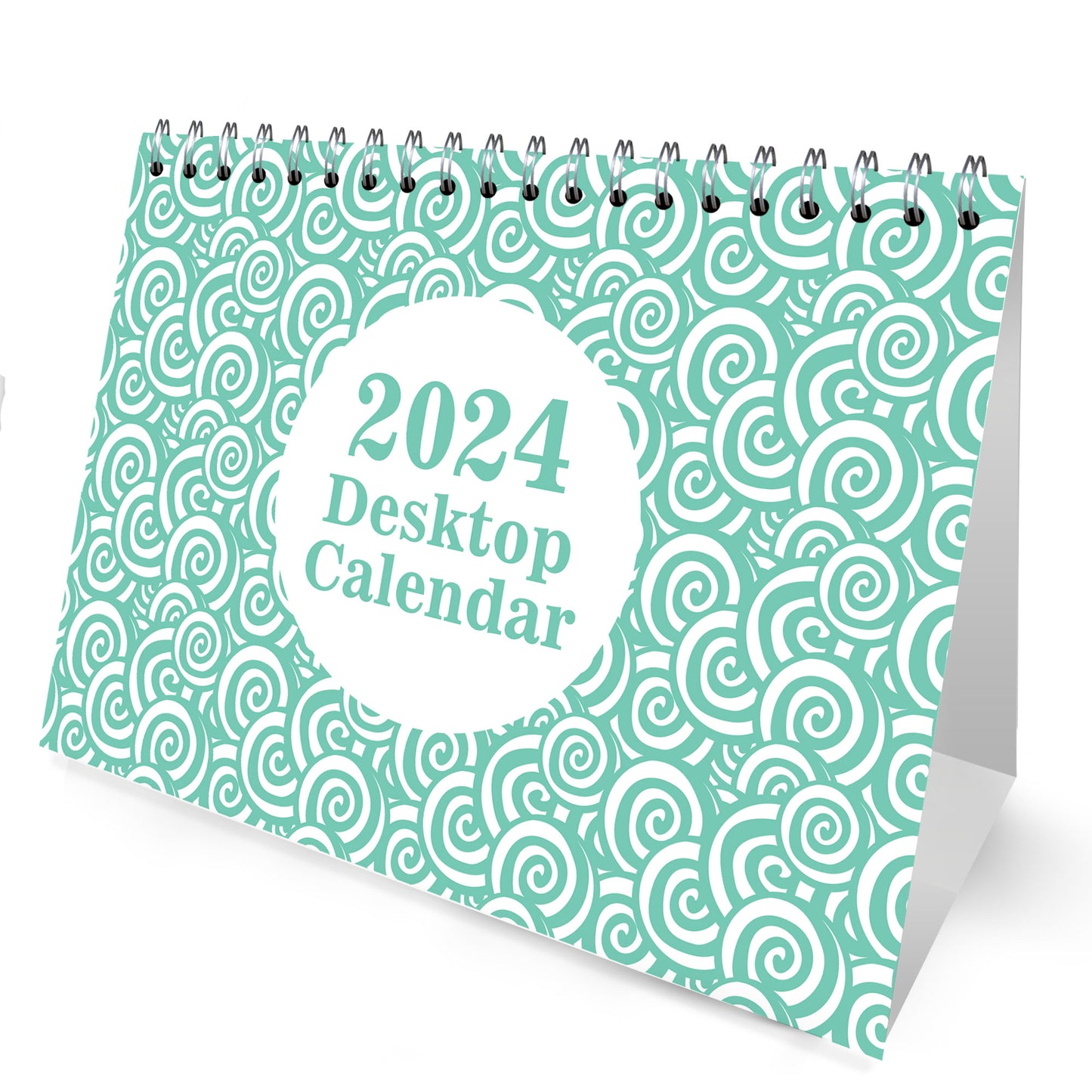 2024 Month to View Flip Over Desk Top Calendar Planner For Girls
