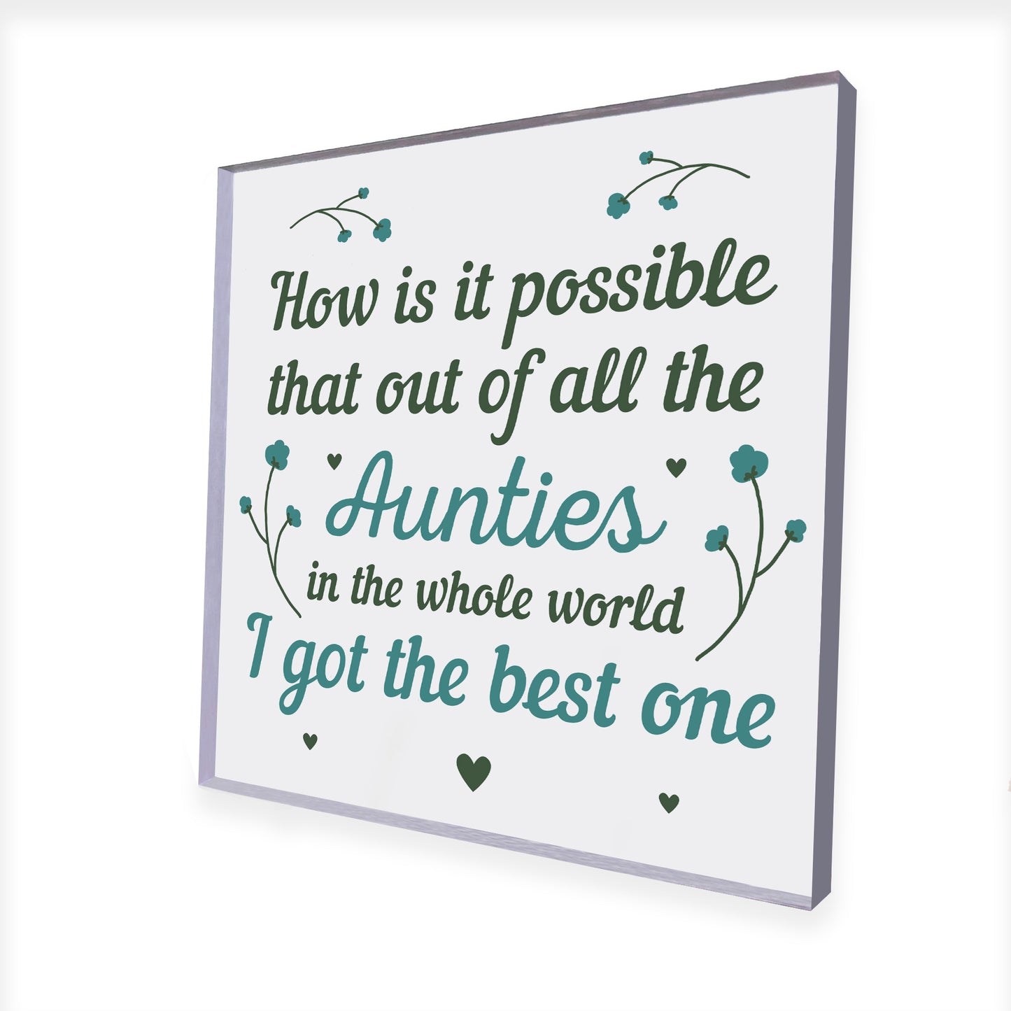 Auntie Plaque Auntie Birthday Gifts Auntie Gifts From Niece