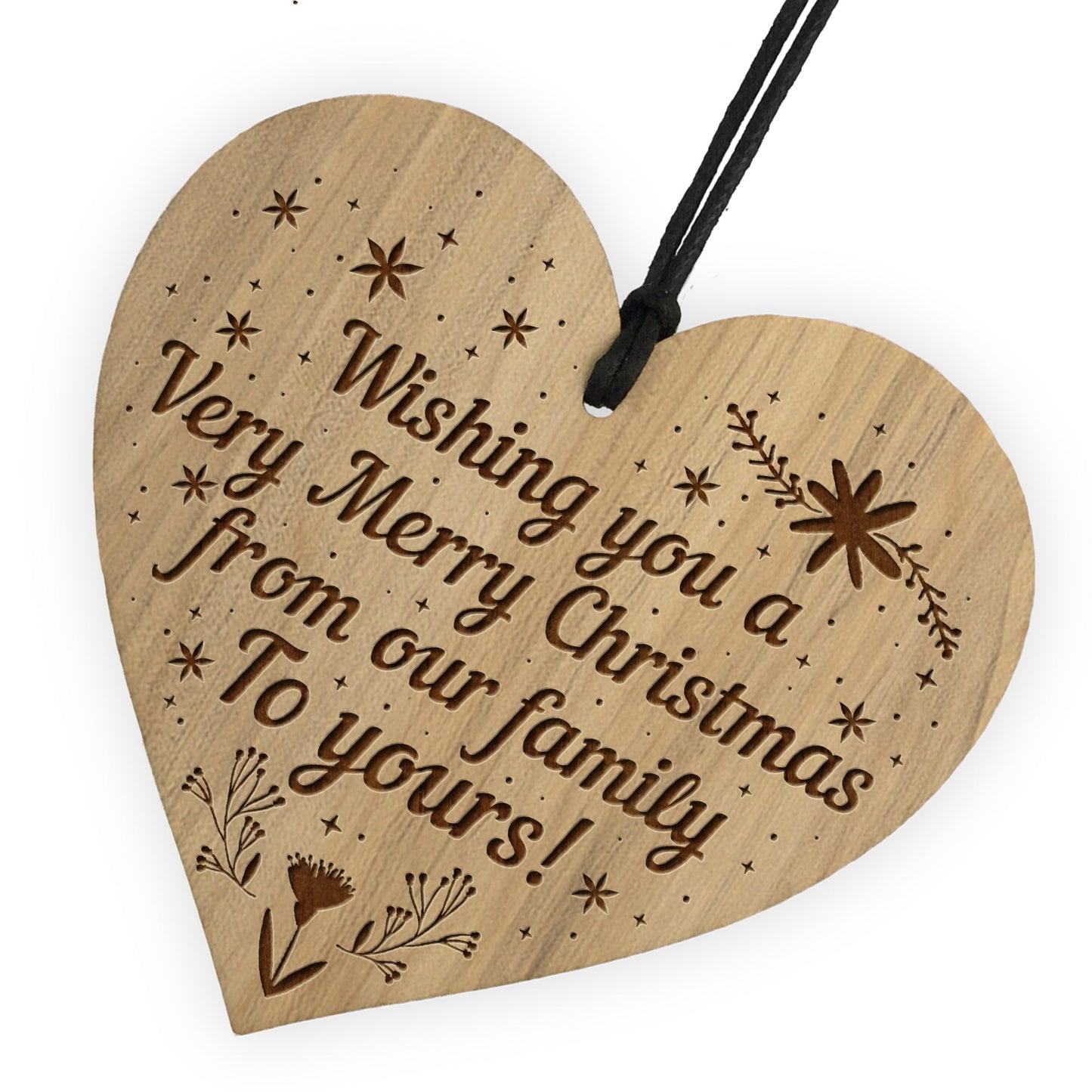 Christmas Gift For Friend Engraved Heart Neighbour Gift