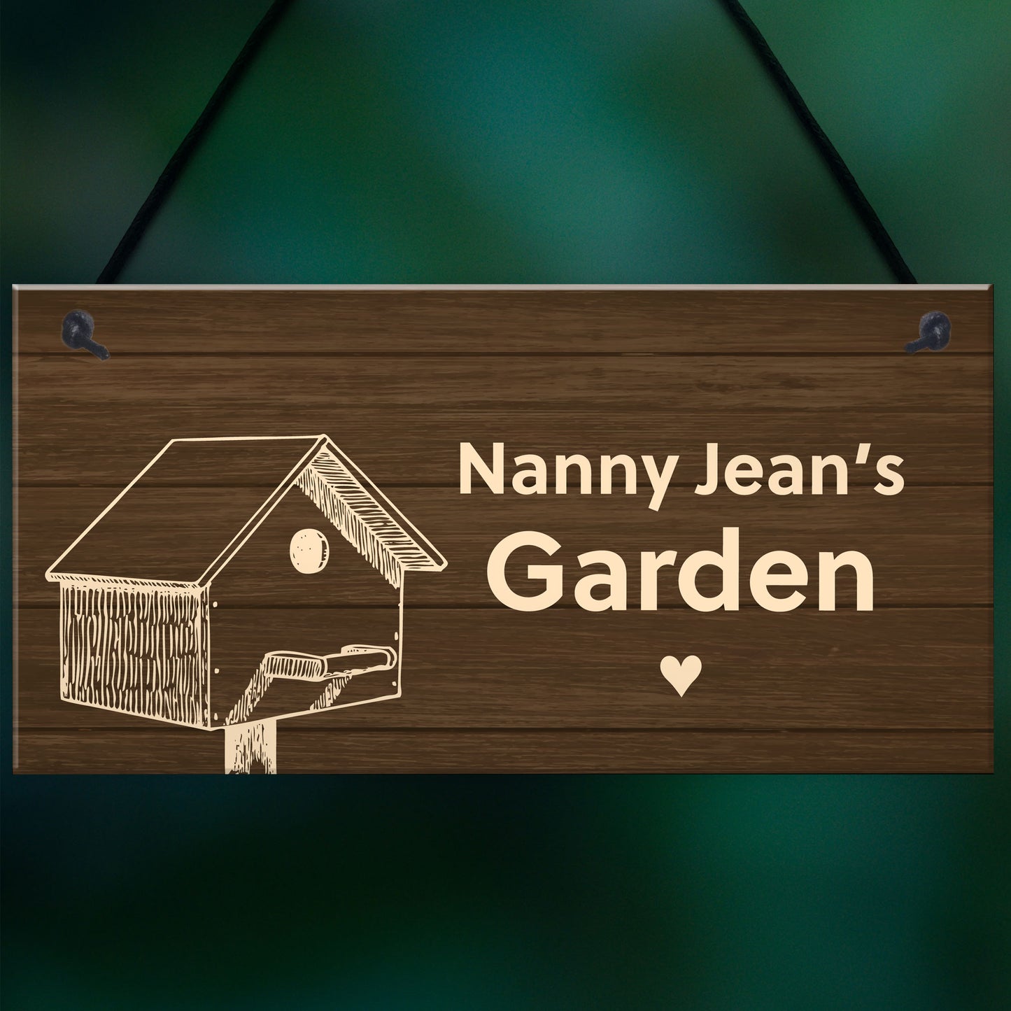 Personalised Nan Nanny Grandma Garden Sign Summerhouse Plaque