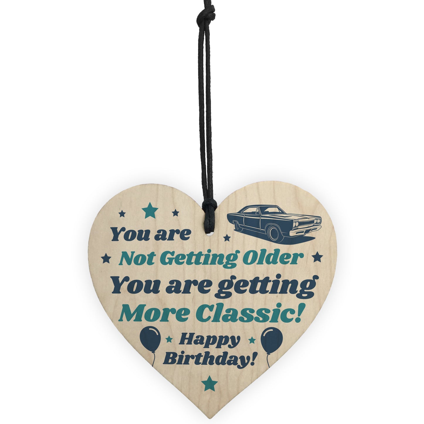 Birthday Gifts For Him Wooden Heart Gift For Dad Grandad Uncle