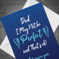 FUNNY Joke Dad Card For Birthday Fathers Day Humour Card