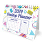 2024 A5 Desktop Office Planner Calendar One Month to View Home