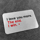 Anniversary Gifts For Him Her LOVE YOU MORE Perfect Boyfriend