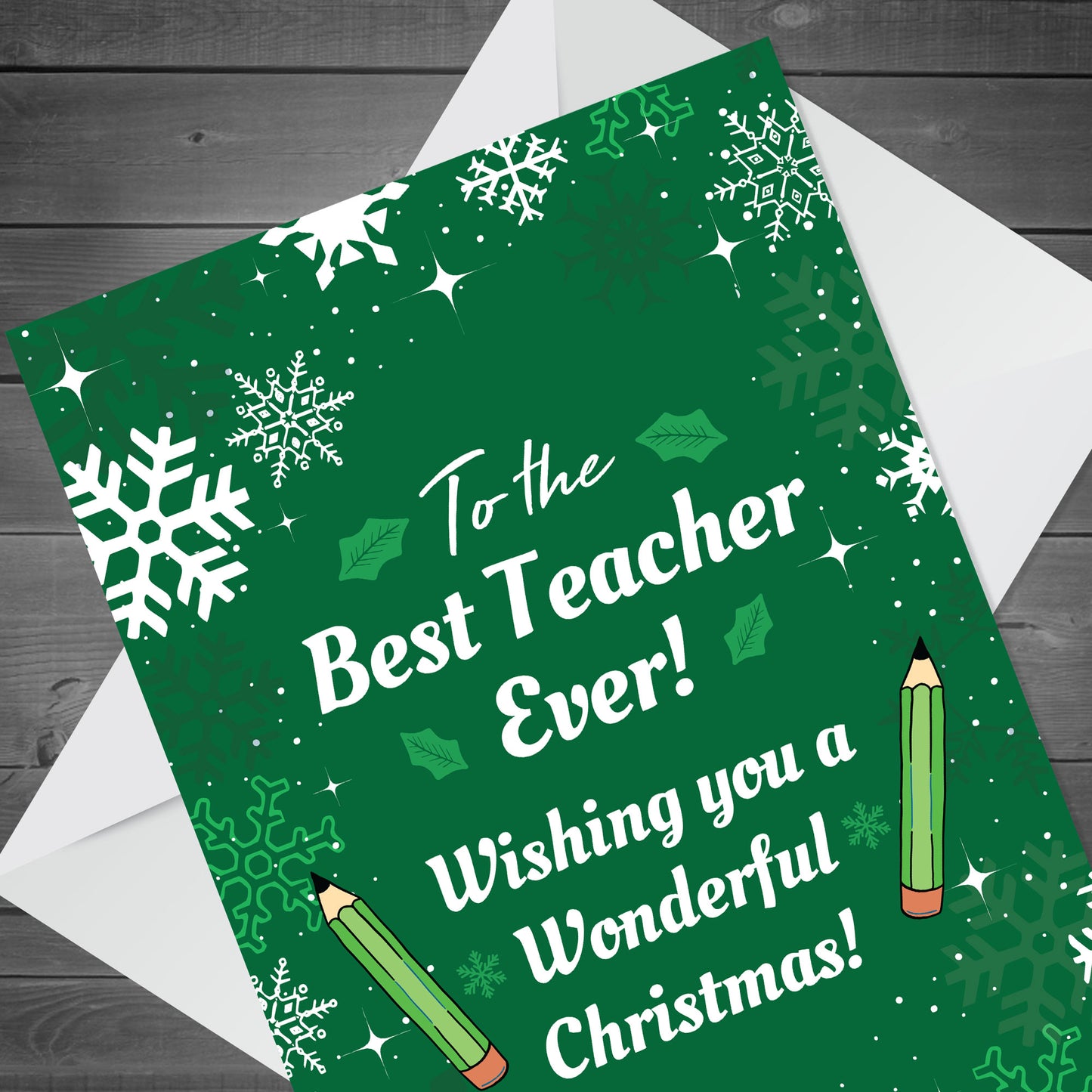 Christmas Cards For Best Teacher Nursery School Teacher Thankyou