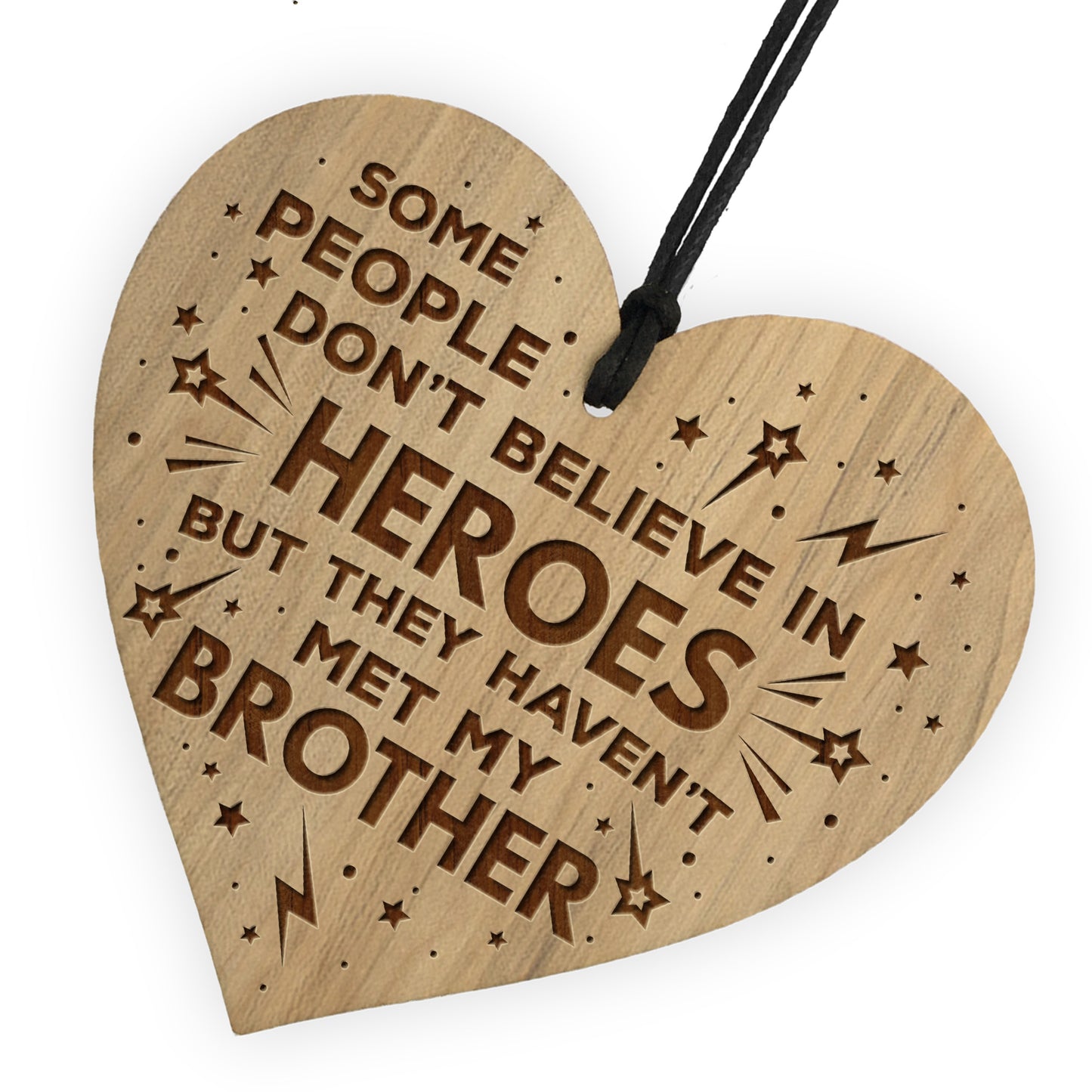 Brother Gifts From Sister Engraved Heart BROTHER Birthday Xmas