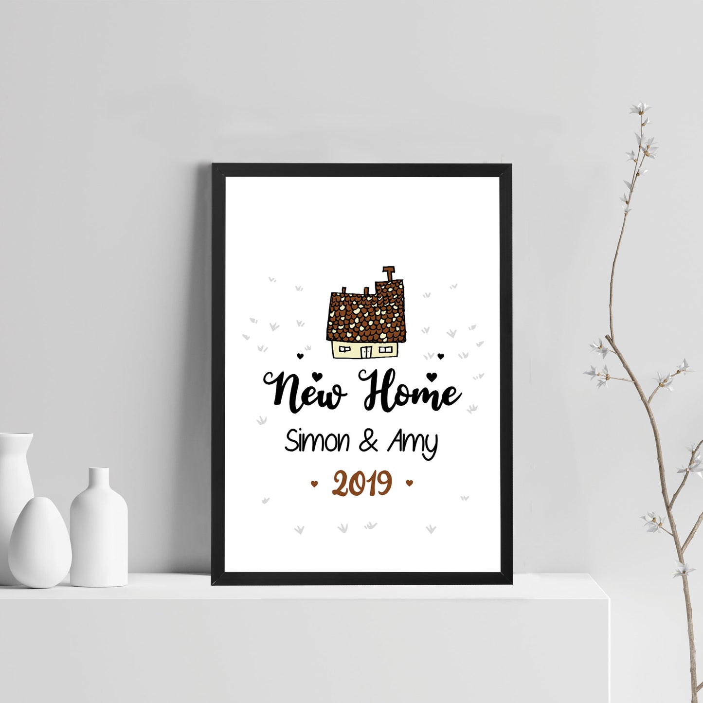Personalised New Home Gift Moving Gift New Home Framed Print