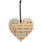 Leaving Nursery Gift Wooden Heart Thank You Nursery Teacher Gift