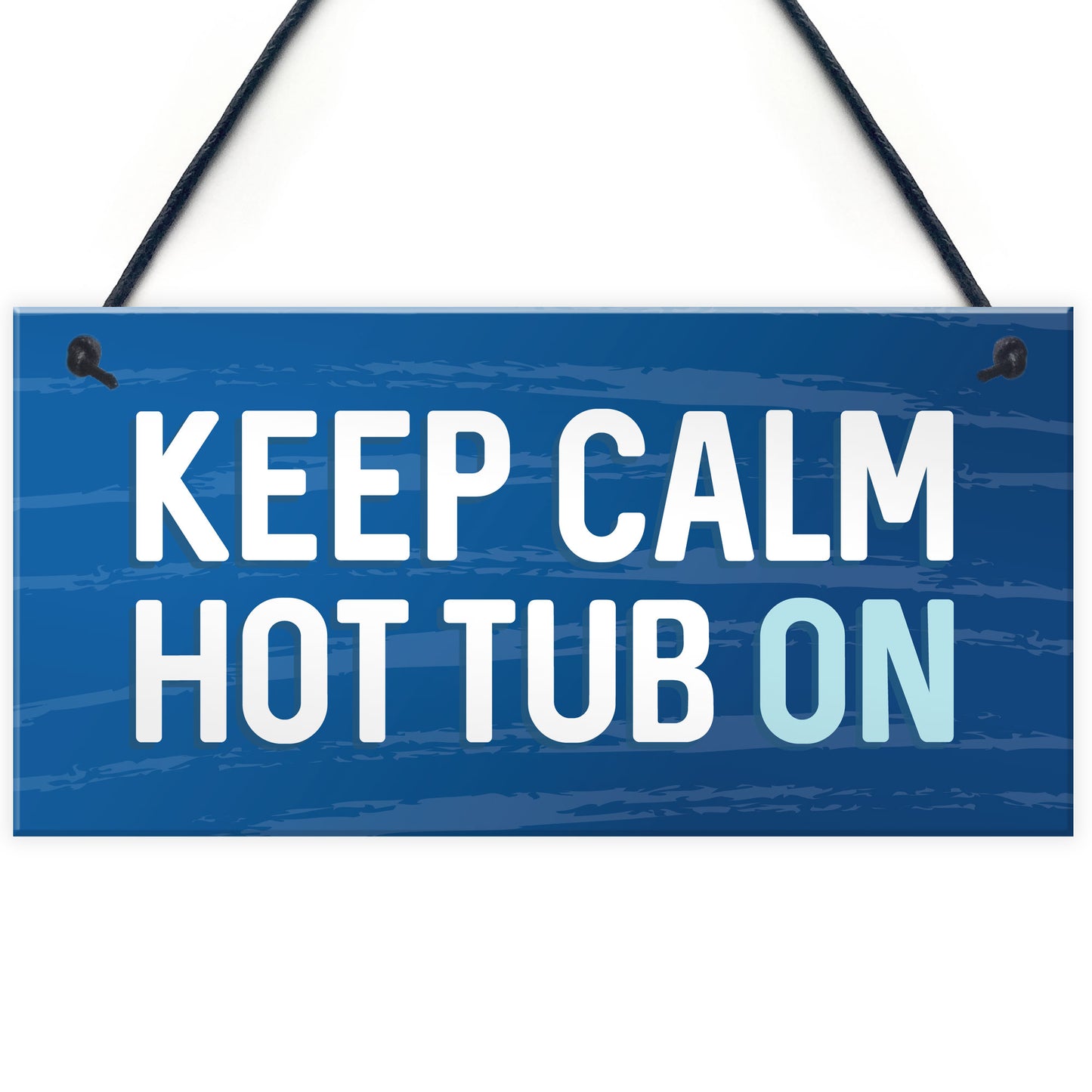 Hot Tub Plaques PACK OF 3 Hanging Signs For Garden Shed