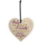 Best Friends Godmother Gift Christening Wooden Heart Plaque Gift