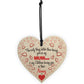 Better Than Mum Nanny Wooden Hanging Heart