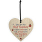 Handmade Hanging Heart Teacher Gift Leaving Present Thank You