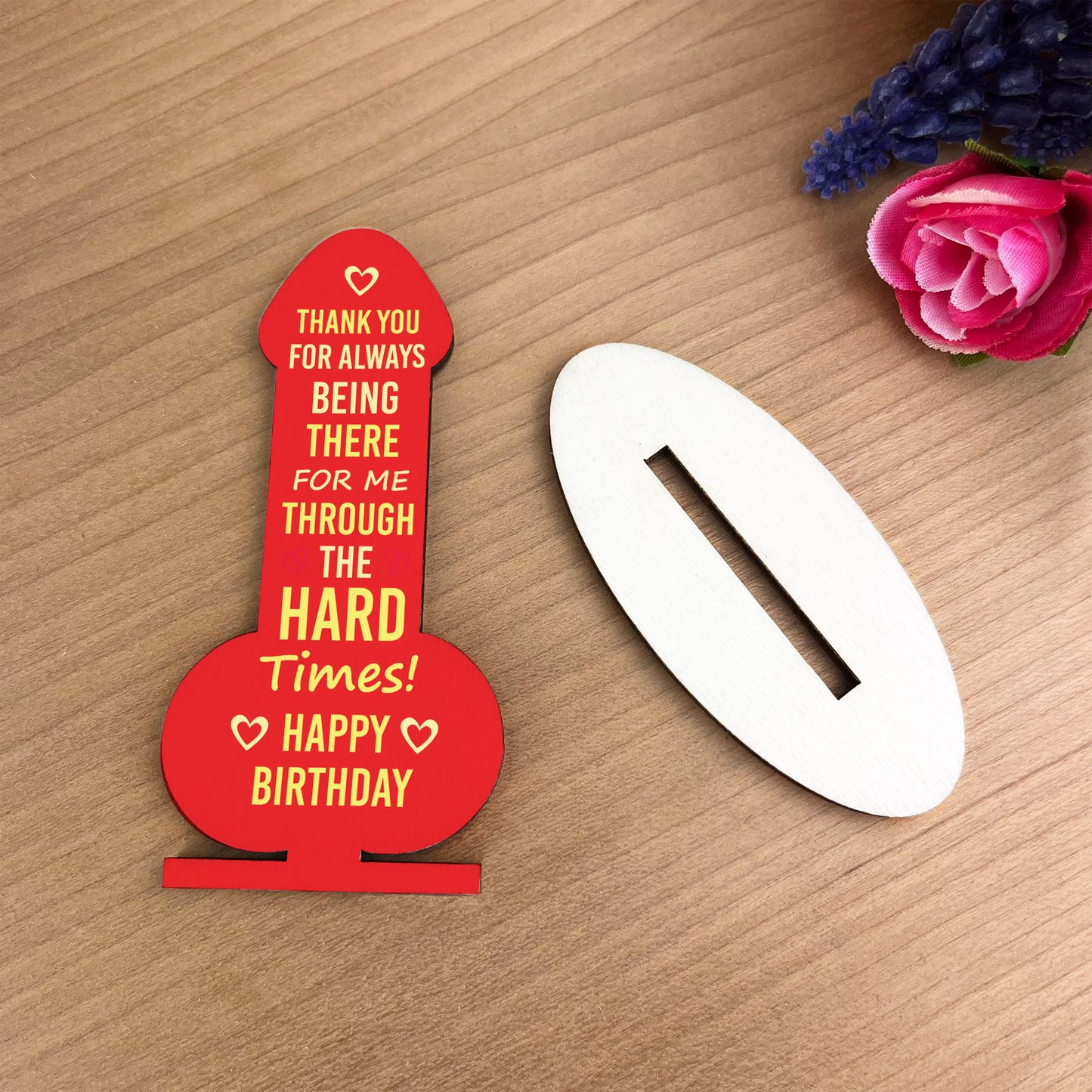 Funny Birthday Gift For Men Women Wood Plaque Husband Boyfriend