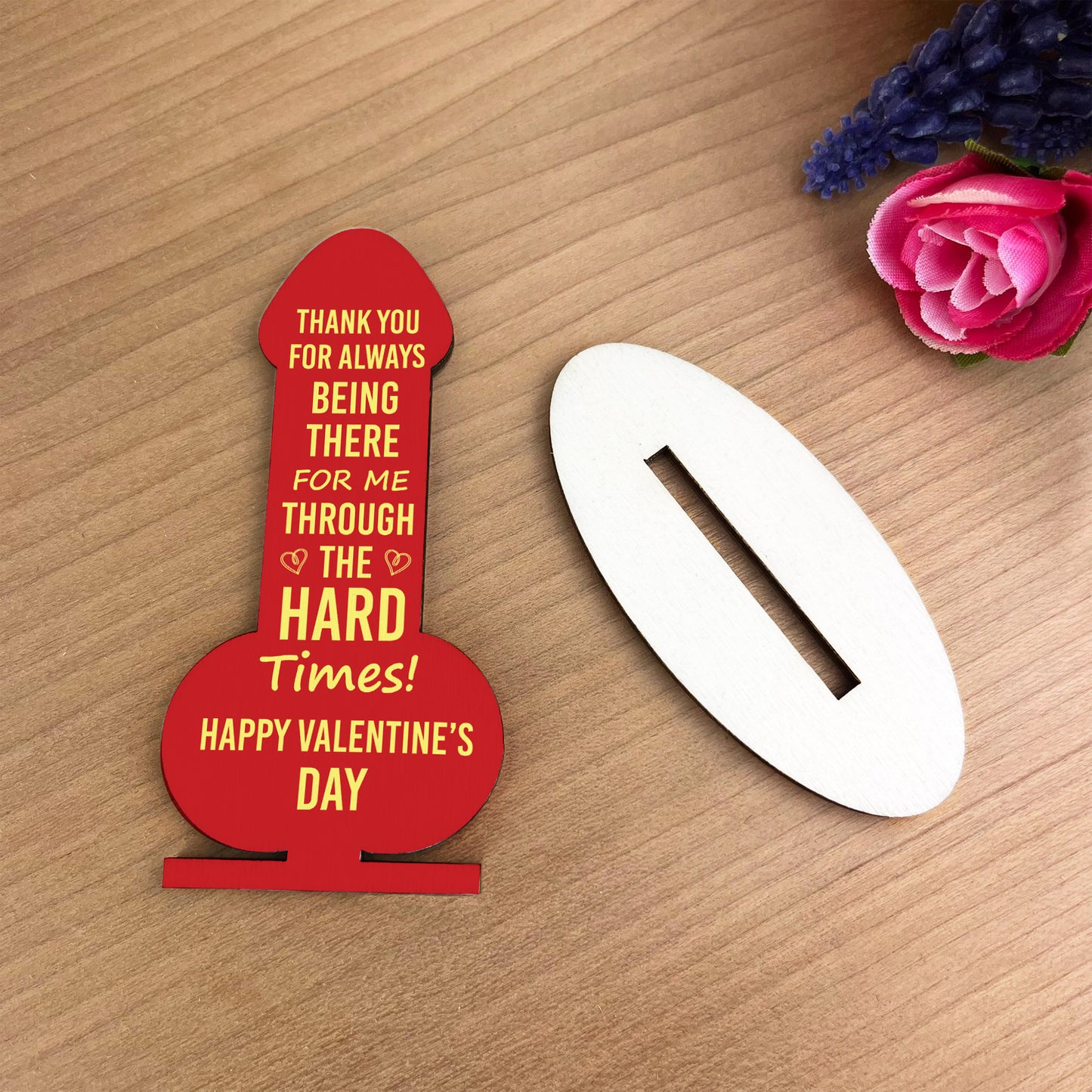 Valentines Gift For Him Her Partner Friend Plaque Thank You