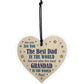 Best Dad And Grandad Heart Novelty Birthday Christmas Gifts