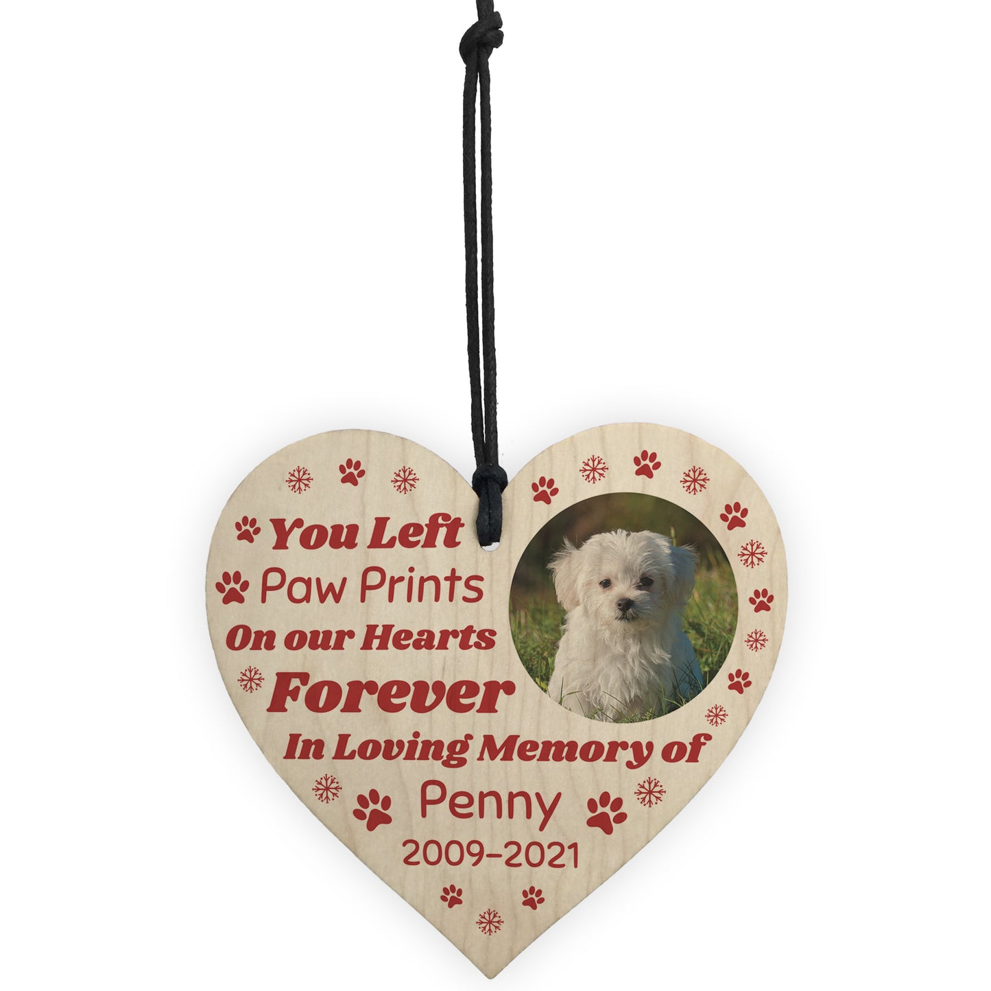 Memorial Christmas Decoration For Dog Personalised Decoration