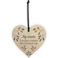 Birthday Christmas Gift For COUSIN Wood Heart Thank You Gift