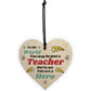 Special Thank You Gift For Teacher Friendship Gift Wood Heart