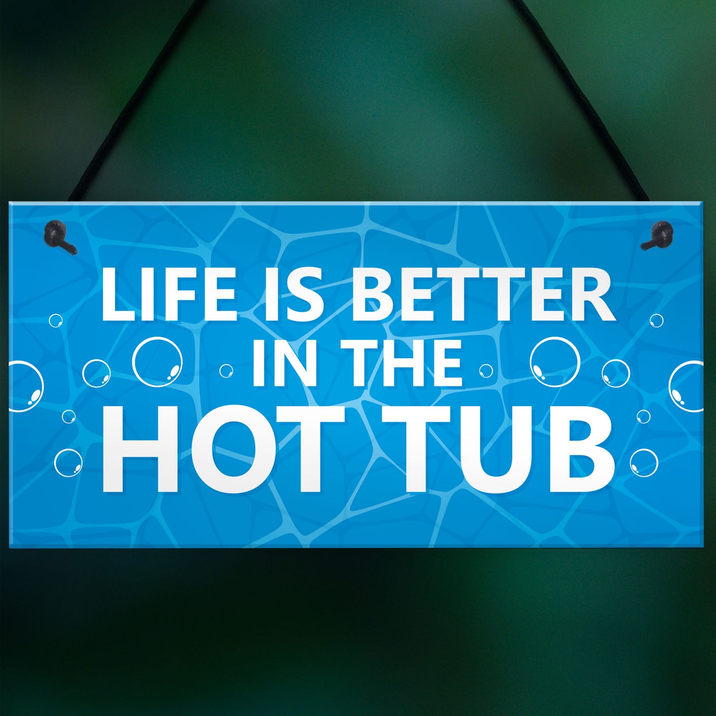 Hot Tub Novelty Plaque For Garden Hot Tub Garden Shed Novelty