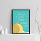 Space Wall Art Child Boys Bedroom Picture Nursery Decor Son Gift